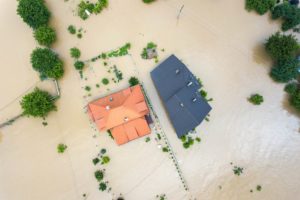 flooded house